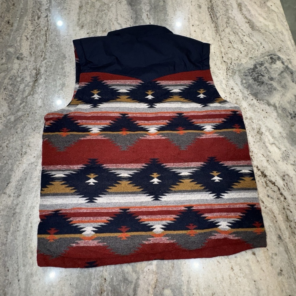 Cinch Western Quilted Puffer Vest Mens XL Southwestern Aztec Rancher Cowboy - Picture 7 of 7